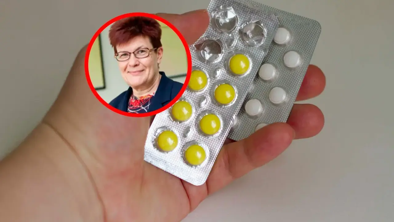 Kobieta w okularach i tabletki w blistrach. Dowiedz się, jak dbać o nerki przy cukrzycy, by cieszyć się zdrowiem.