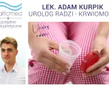 Urolog radzi: krwomocz to sygnał, by zgłosić się do specjalisty. Na zdjęciu widać pojemnik na mocz.