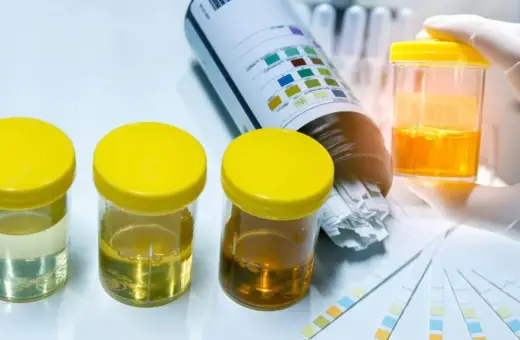 Analiza próbek moczu i pasków testowych. Zastanawiasz się, co oznacza ślad krwi w moczu? To może być sygnał do dalszej diagnostyki.